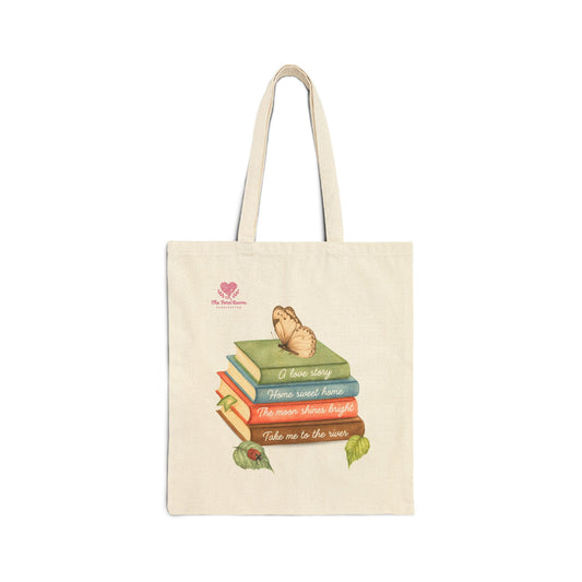 Canvas Tote Bag - Whimsical Fairy Core Book Bag