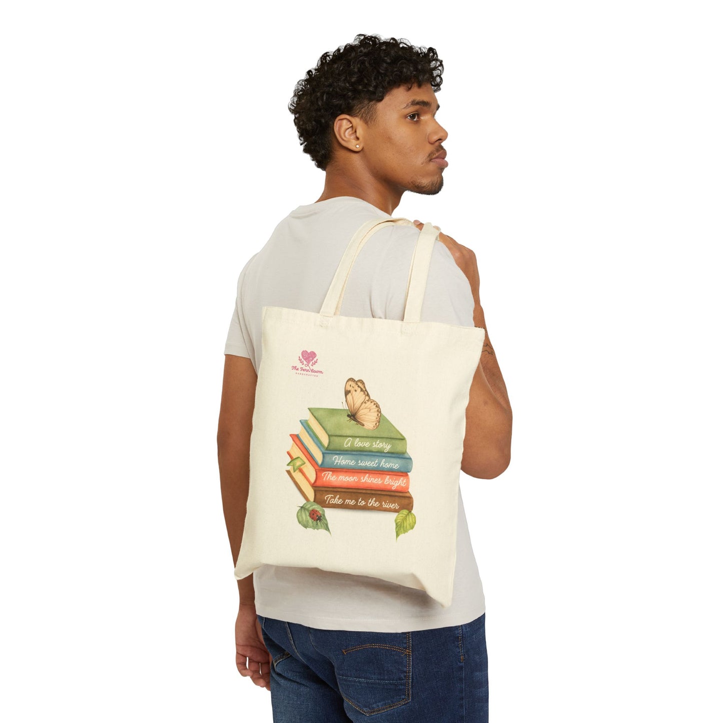 Canvas Tote Bag - Whimsical Fairy Core Book Bag