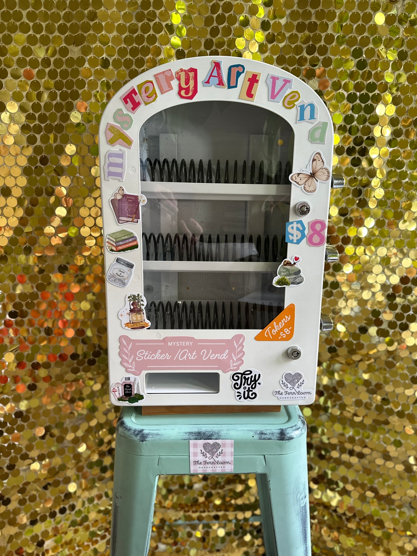 Fern Loom Sticker Trio — In Person Vending Token x1