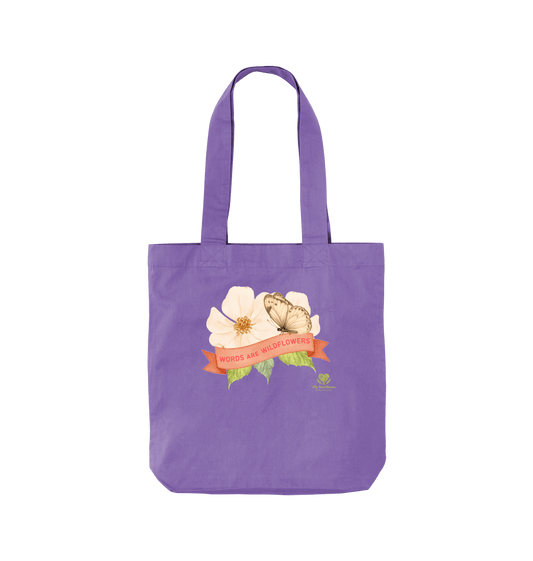 Violet Printed Bag Front