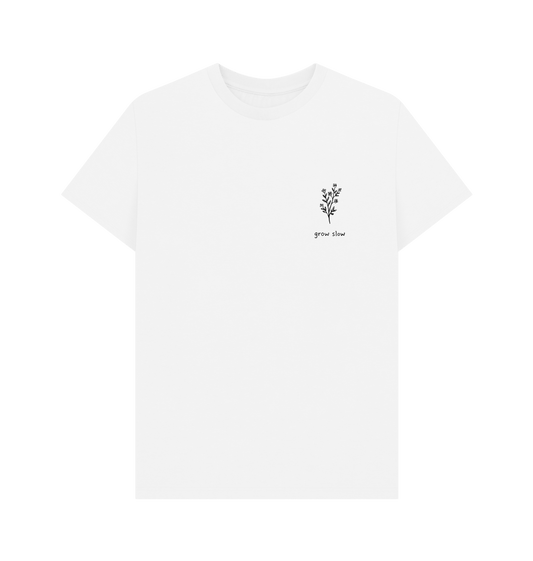 White Printed T-shirt Front