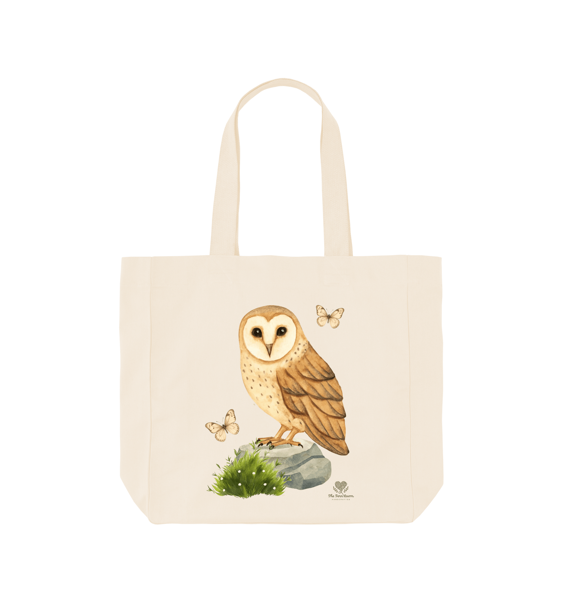 Natural Printed Bag Front