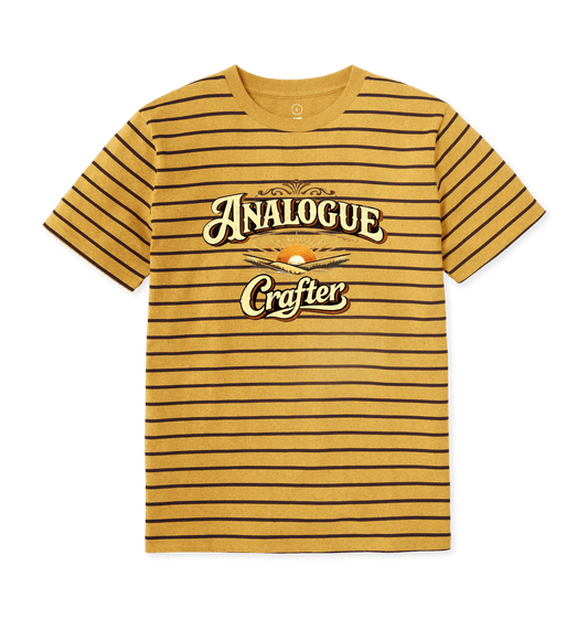 Sunflower Yellow Stripes Printed T-shirt Front