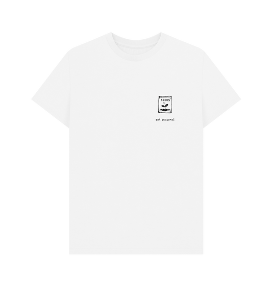 White Printed T-shirt Front