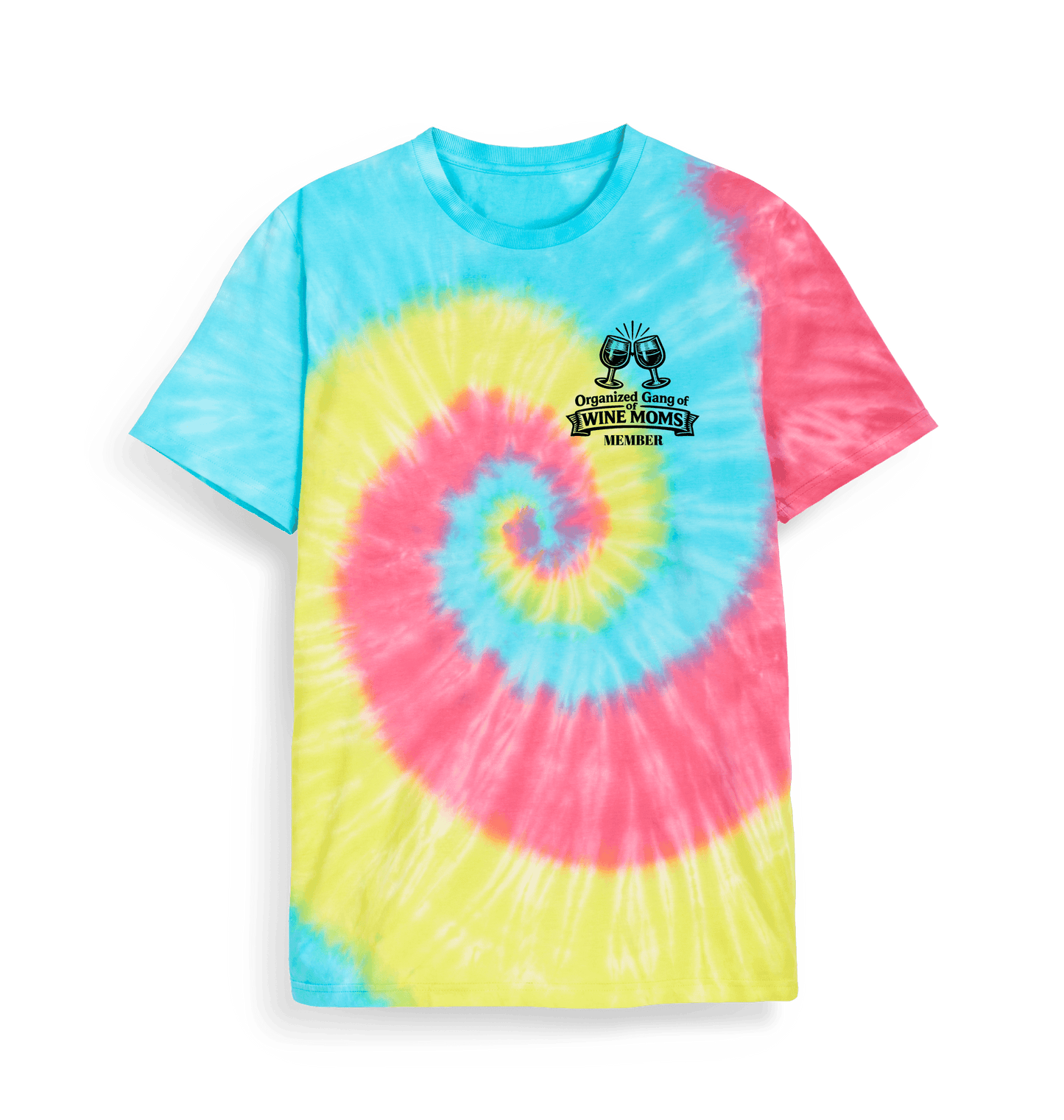 Tie Dye Printed T-shirt Front