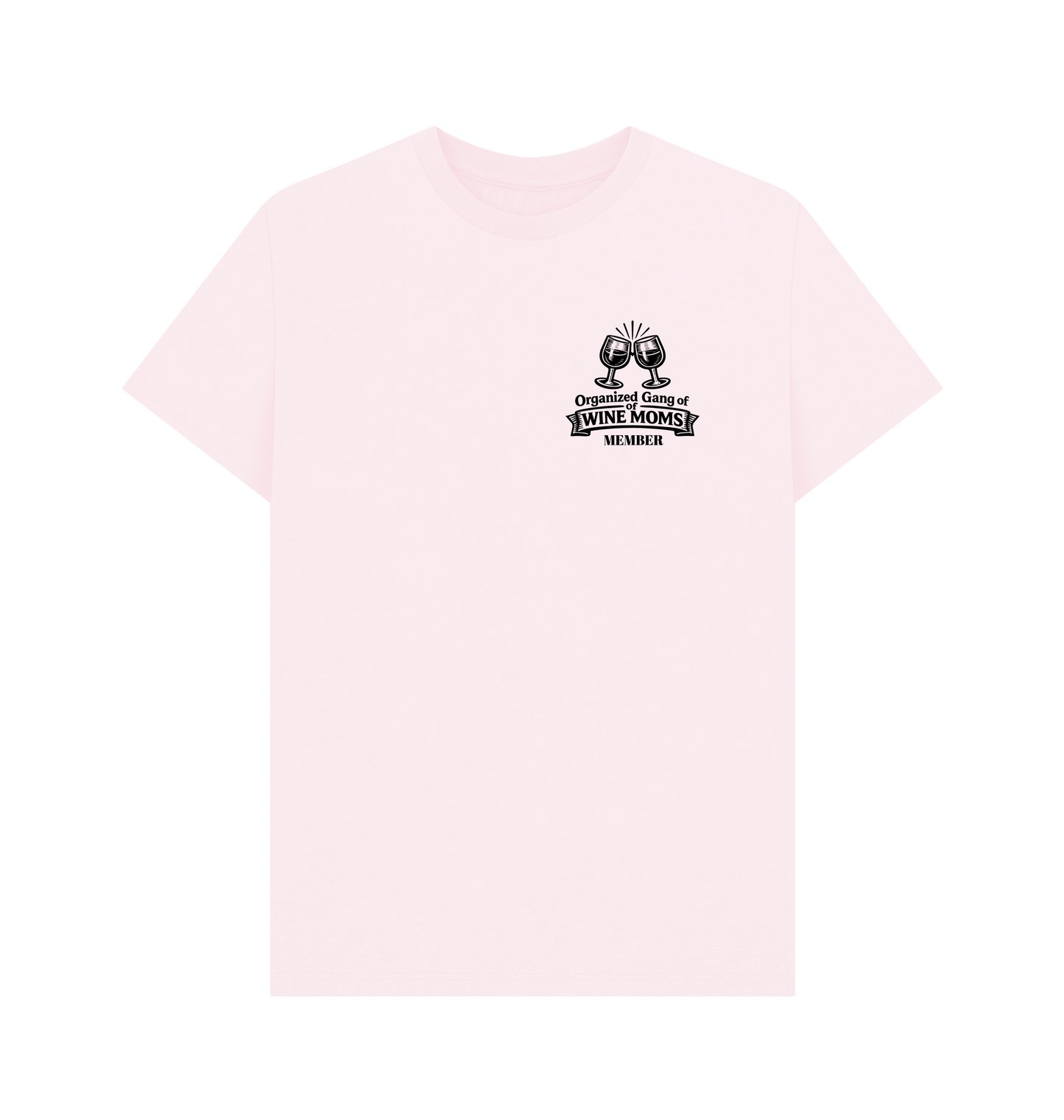 Pink Printed T-shirt Front
