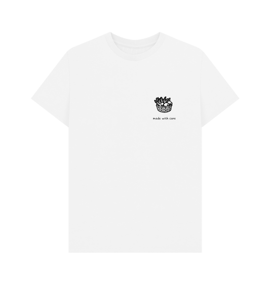 White Printed T-shirt Front