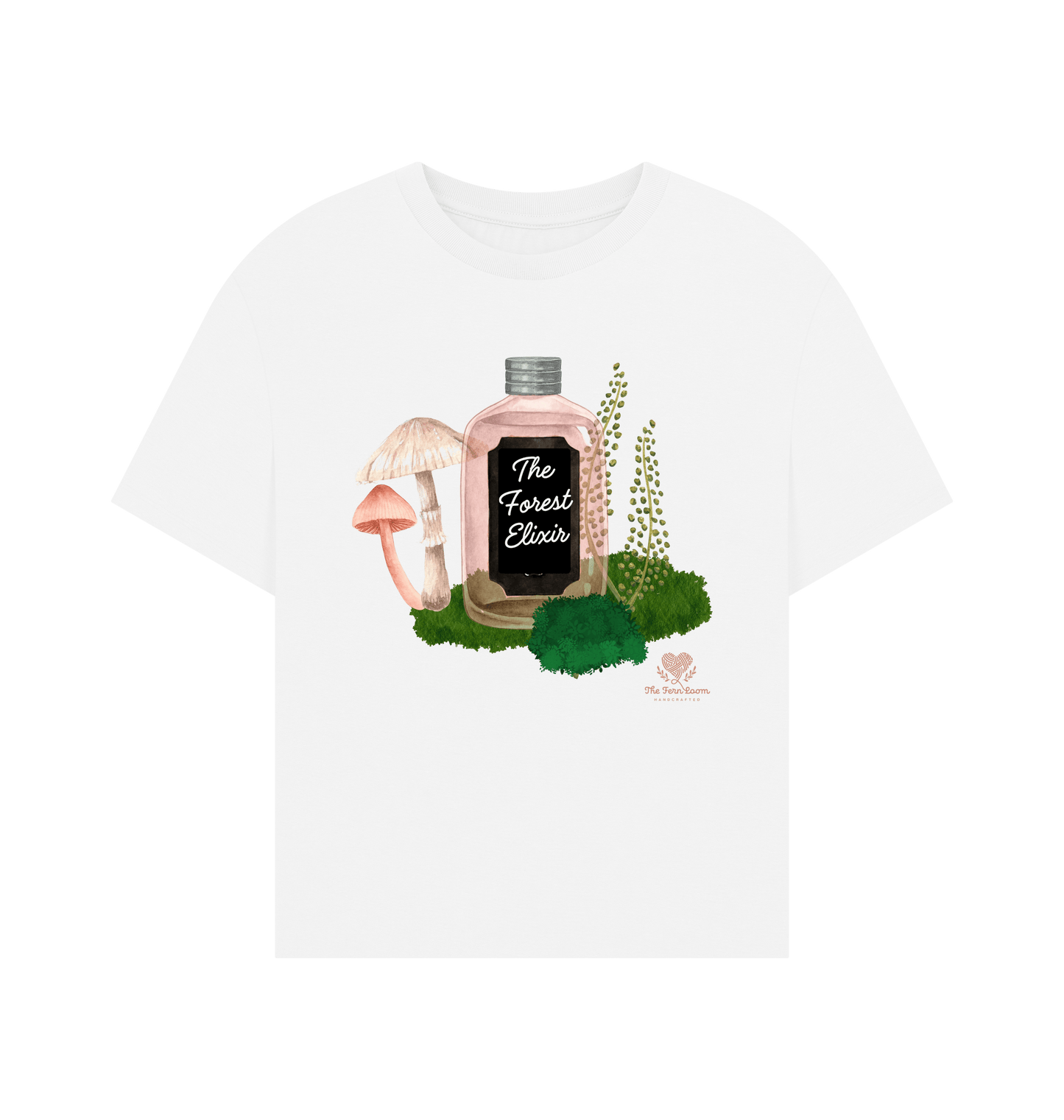 White Printed T-shirt Front
