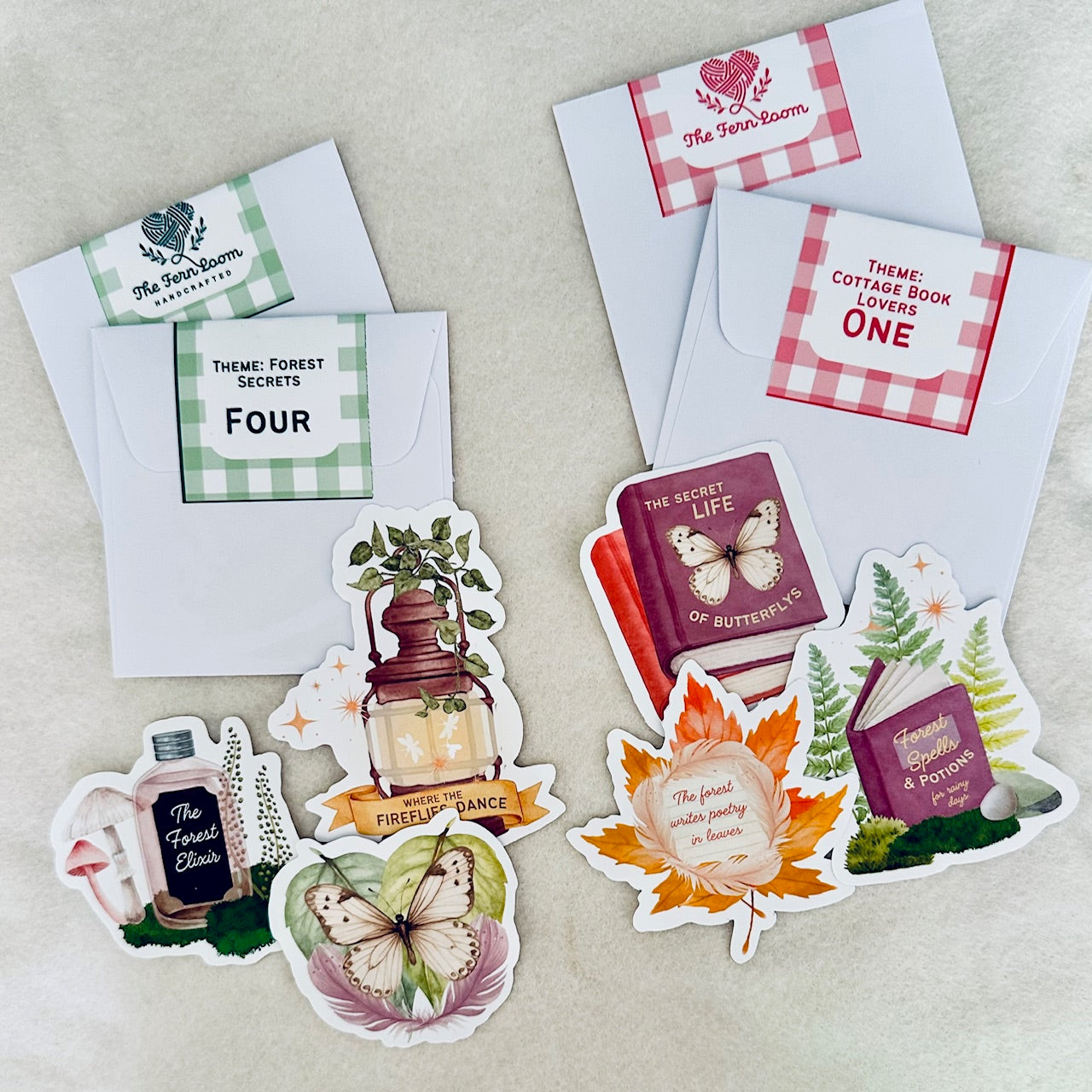 Fern Loom Sticker Trio — In Person Vending Token x1