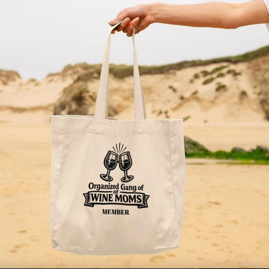 Organized Gang of WINE MOMs Tote