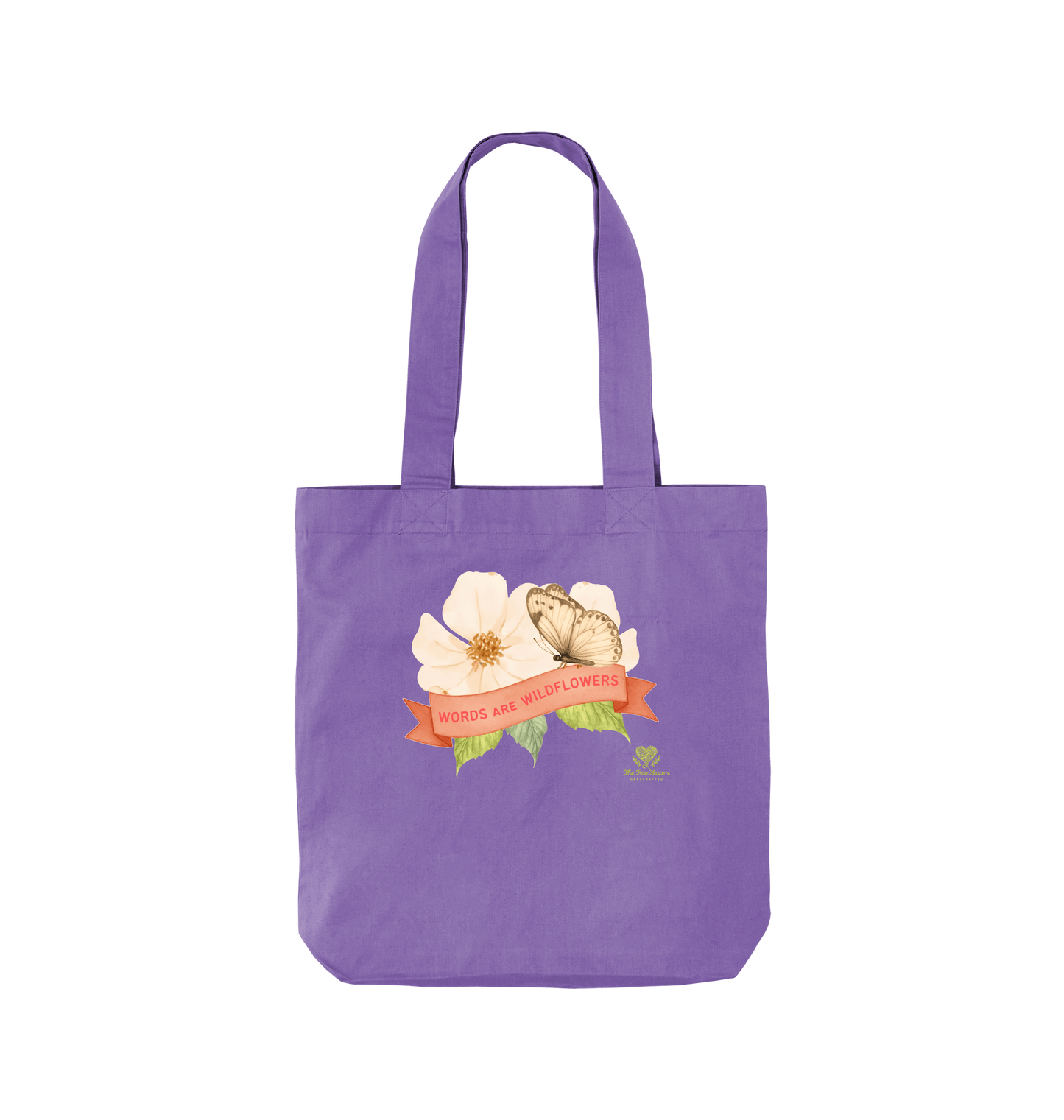 Violet Printed Bag Front