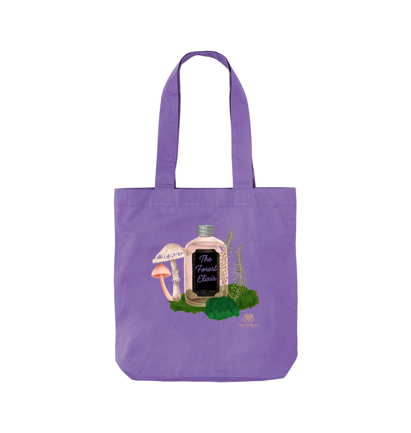 Violet Printed Bag Front