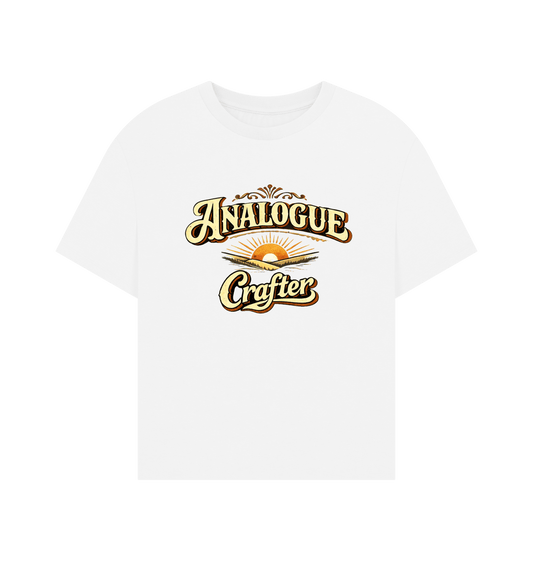 White Printed T-shirt Front